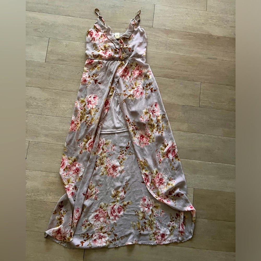 Flowy floral dress